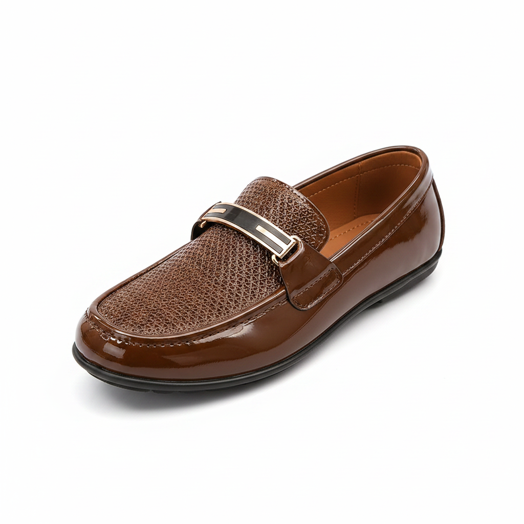 Kids Formal Loafers - Elegant Slip-On Dress Shoes for Boys